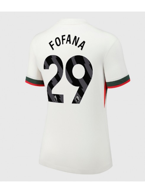 Ženski Nogometna dresi replika Chelsea Wesley Fofana #29 Gostujoči 2025-26 Kratek rokav Ženski Nogometna dresi replika Chelsea Wesley Fofana #29 Gostujoči 2025-26 Kratek rokav